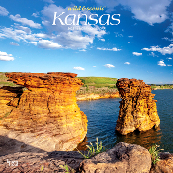 Kansas Wild & Scenic 2022 12 x 12 Inch Monthly Square Wall Calendar, USA United States of America Midwest State Nature