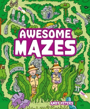 Paperback Awesome Mazes: Over 200 Incredible Puzzles to Navigate! Book