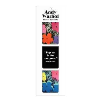 Misc. Andy Warhol Flowers Magnetic Bookmarks Book