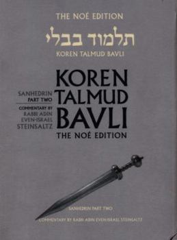 Hardcover Koren Talmud Bavli Noe Edition: Volume 30: Sanhedrin Part 2, Hebrew/English, Large, Color Edition Book