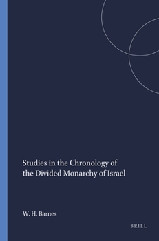 Paperback Studies in the Chronology of the Divided Monarchy of Israel Book