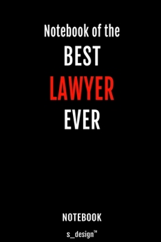 Notebook for Lawyers / Lawyer: awesome handy Note Book [120 blank lined ruled pages]