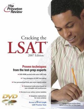 Paperback Cracking the LSAT with DVD, 2007 Edition (Graduate School Test Preparation) Book