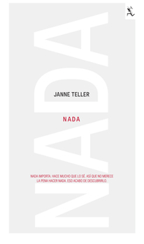 Hardcover NADA (Novela). Edición Tapa Dura / Nothing (a Novel) [Spanish] Book