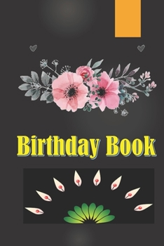 Paperback Birthday Book: keep all your important dates together Book