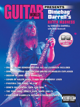 Paperback Guitar World Presents Dimebag Darrell's Riffer Madness: Book & Online Audio Book