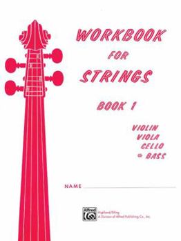 Paperback Workbook for Strings, Bk 1: Bass Book