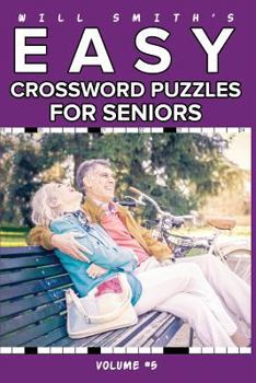 Paperback Will Smith Easy Crossword Puzzle For Seniors - Volume 5 Book