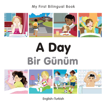 Board book My First Bilingual Book-A Day (English-Turkish) Book