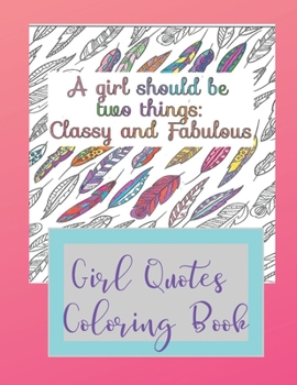 Paperback Girl Quotes Coloring Book