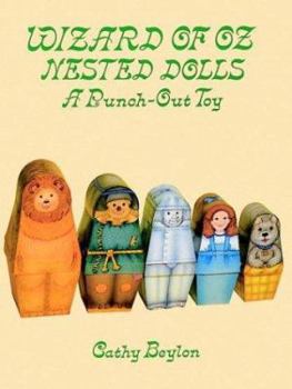 Paperback Wizard of Oz Nested Dolls: A Punch-Out Toy Book