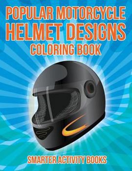 Paperback Popular Motorcycle Helmet Designs Coloring Book