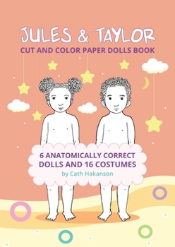Paperback Jules and Taylor: Cut and Color Paper Dolls Book