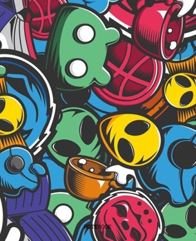 Notebook: Looney Tunes Cartoon Soft Glossy Cover College Ruled Lined Pages Book 7.5 x 9.25 Inches 110 Pages