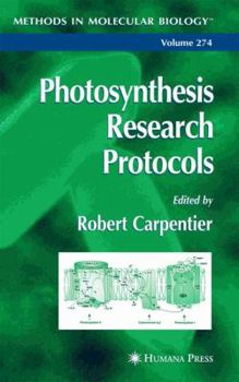 Hardcover Photosynthesis Research Protocols Book