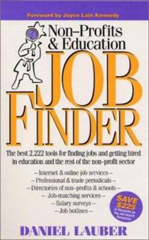 Paperback Non-Profits and Education Job Finder Book