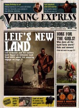 Hardcover The Viking Express (Raintree Perspectives: Newspapers from History) Book