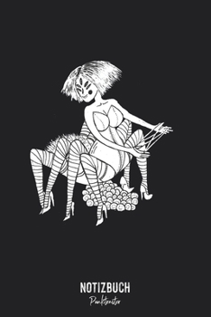 Notizbuch Punktraster: Horrror Frau Spinne Gruselige Illustration • Notizheft gepunktet • Lustiges Notizbuch • 120 Seiten (DIN A5 / 15x22cm) Soft ... Schreibheft, Tagebuch (German Edition)