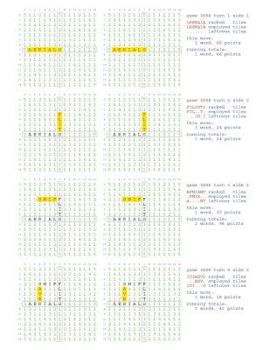 Paperback Fifty Scrabble Box Scores Games 3651-3700 Book