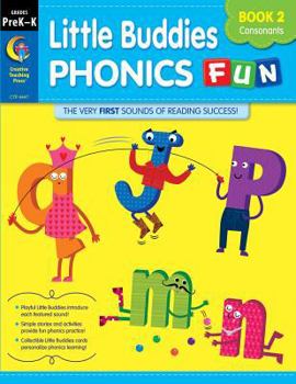 Paperback Little Buddies Phonics Fun Book 2 - Consonants Book