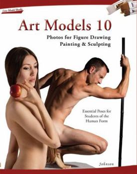 Paperback Art Models 10: Photos for Figure Drawing, Painting, and Sculpting Book