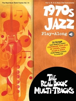 Paperback 1970s Jazz Play-Along Real Book Multi-Tracks Series Volume 14: Book with Online Audio Book