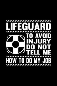 Funny Lifeguard Notebook