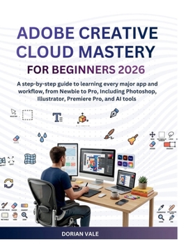 Paperback MASTERING ADOBE CREATIVE CLOUD For Beginners 2026: A step-by-step guide to learning every major app and workflow, from Newbie to Pro, Including Photos Book
