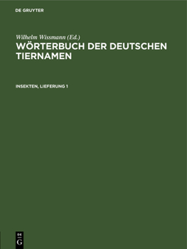 Hardcover Insekten, Lieferung 1 [German] Book
