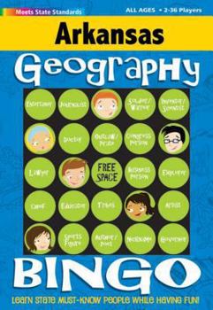 Hardcover Arkansas Geography Bingo Book