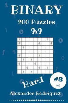 Paperback Binary Puzzles - Hard 200 vol. 3 Book