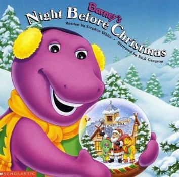 Paperback Barney's Night Before Christmas Book