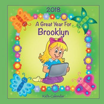Paperback 2018 - A Great Year for Brooklyn Kid's Calendar Book