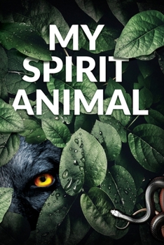 Paperback My Spirit Animal: Wide Ruled Lined School Journal - 110 Pages - 6 x 9" - Composition Notebook, Diary Book