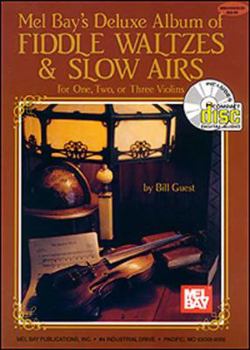 Paperback Deluxe Album of Fiddle Waltzes & Slow Airs: For One, Two, or Three Violins [With CD] Book