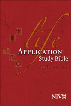 Paperback Life Application Study Bible-NIV-Personal Size Book