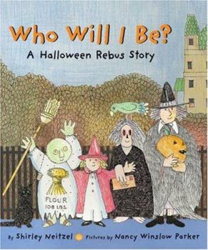 Hardcover Who Will I Be?: A Halloween Rebus Story Book