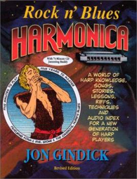 Paperback Rock N' Blues Harmonica: Harp Knowledge, Songs, Stories, Lessons, Riffs, Techniques and Audio Index for a New Generation of Harp Players [With 74 Minu Book
