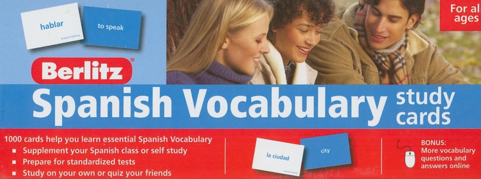 Cards Berlitz Spanish Vocabulary Study Cards [Spanish] Book
