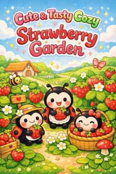 Paperback Cute & Tasty Cozy Strawberry Garden Book