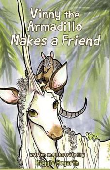 Paperback Vinny the Armadillo Makes a Friend Book