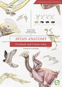 Hardcover Avian Anatomy: Textbook and Colour Atlas Book