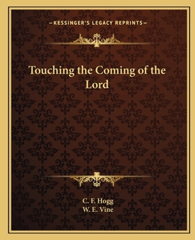 Paperback Touching the Coming of the Lord Book