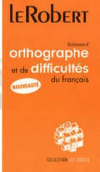 Paperback Dictionnaire d'orthographe et difficultés du français [French] Book