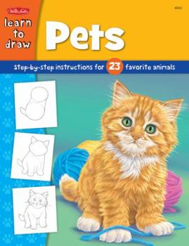 Paperback Pets: Step-by-step instructions for 23 favorite animals (Learn to Draw) Book