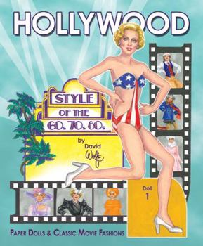 Paperback Hollywood Style of The 60s 70s 80s: Paper Dolls and Classic Movie Fashions Book