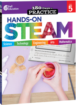 Paperback 180 Days: Hands-On Steam: Grade 5: Practice, Assess, Diagnose Book