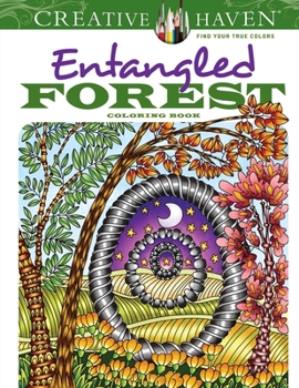 Paperback Creative Haven Entangled Forest Coloring Book