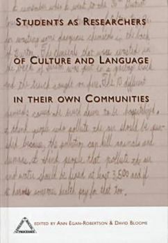 Hardcover Students as Researchers of Culture and Language Book