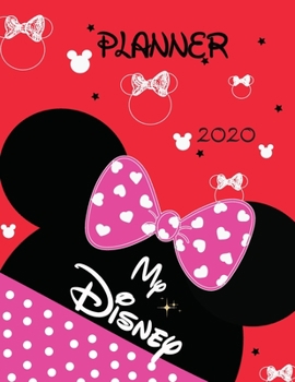 Paperback My Disney Planner: My walt disney world travel vacation planner Daily orlando travel guides 2020 ( Red Mickeys Cover ) Book